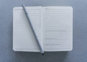 A planner notebook for how to revise at university