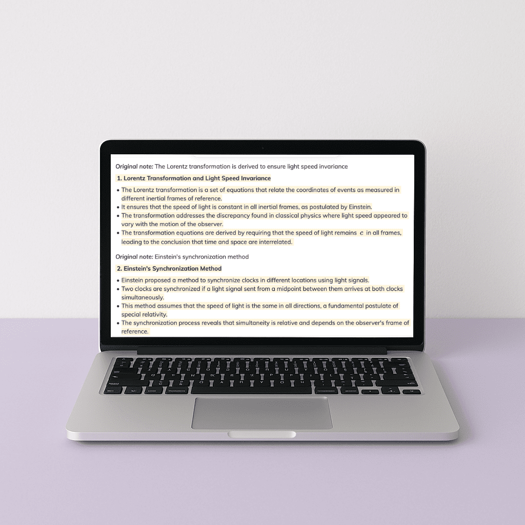 An image of a laptop displaying Jamworks' Enhanced Notes feature on the screen.
